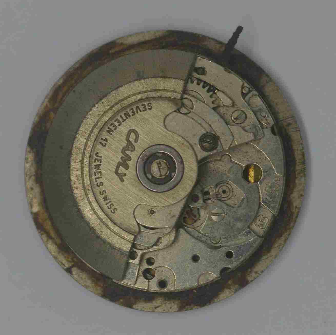 VTG CAMY Time Square 61 Movt & Dial. Cal: ETA F3-2879. -Parts Or Repairs