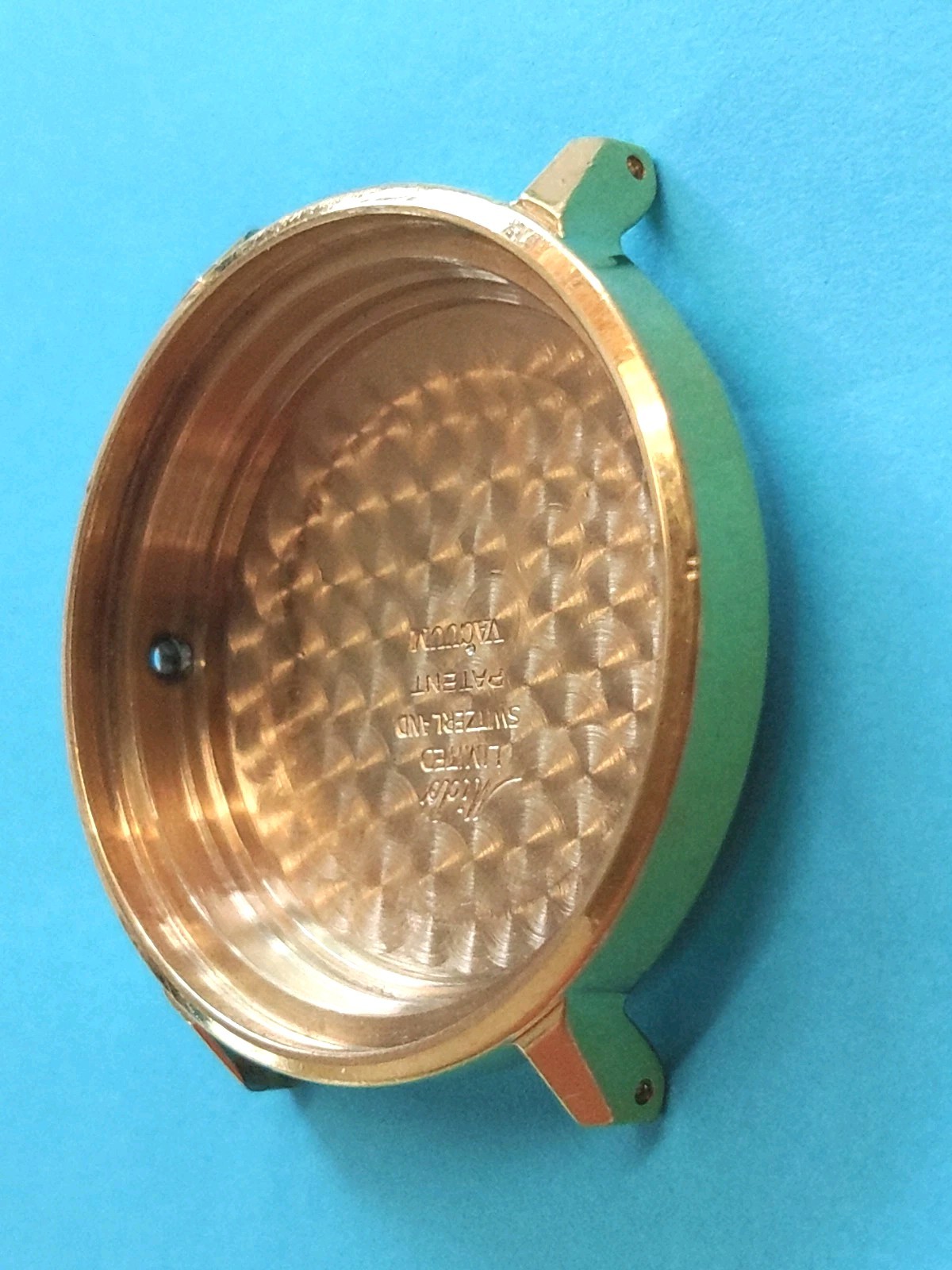Mido Limited 0.0015 Gold Electroplated Watch Case. Model 7007. Serial #3328707.