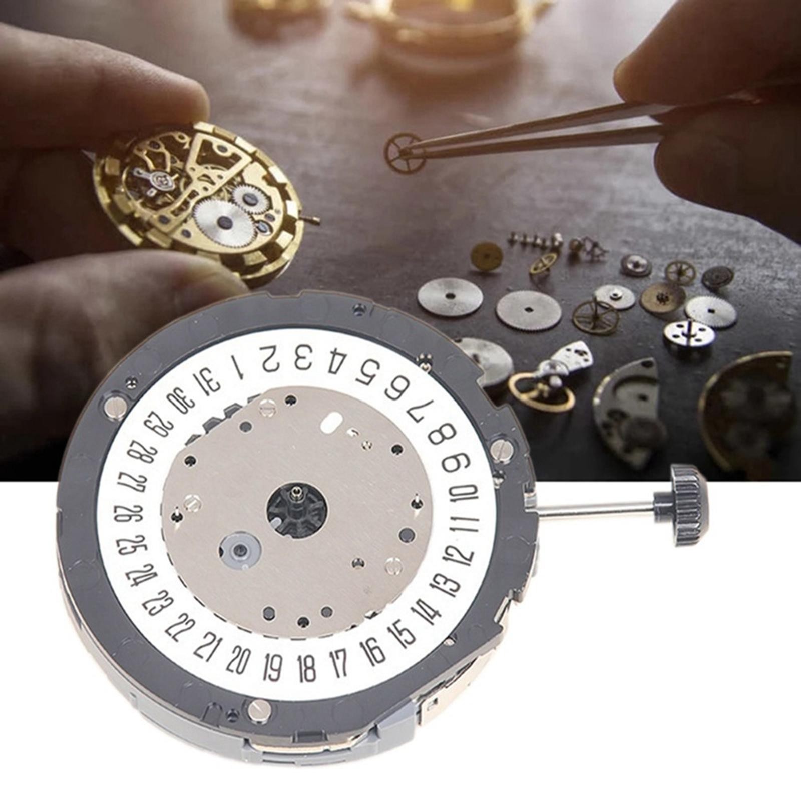 34.6mm Date At 4:30 Quartz Watch Movement With Handlebar For MIYOTA 6S21 B