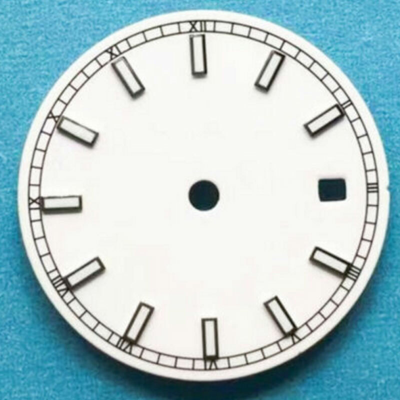 29mm Sterile White Watch Dial Fit ETA2824 DG2813 Miyota8215 8205 ST1612 Date