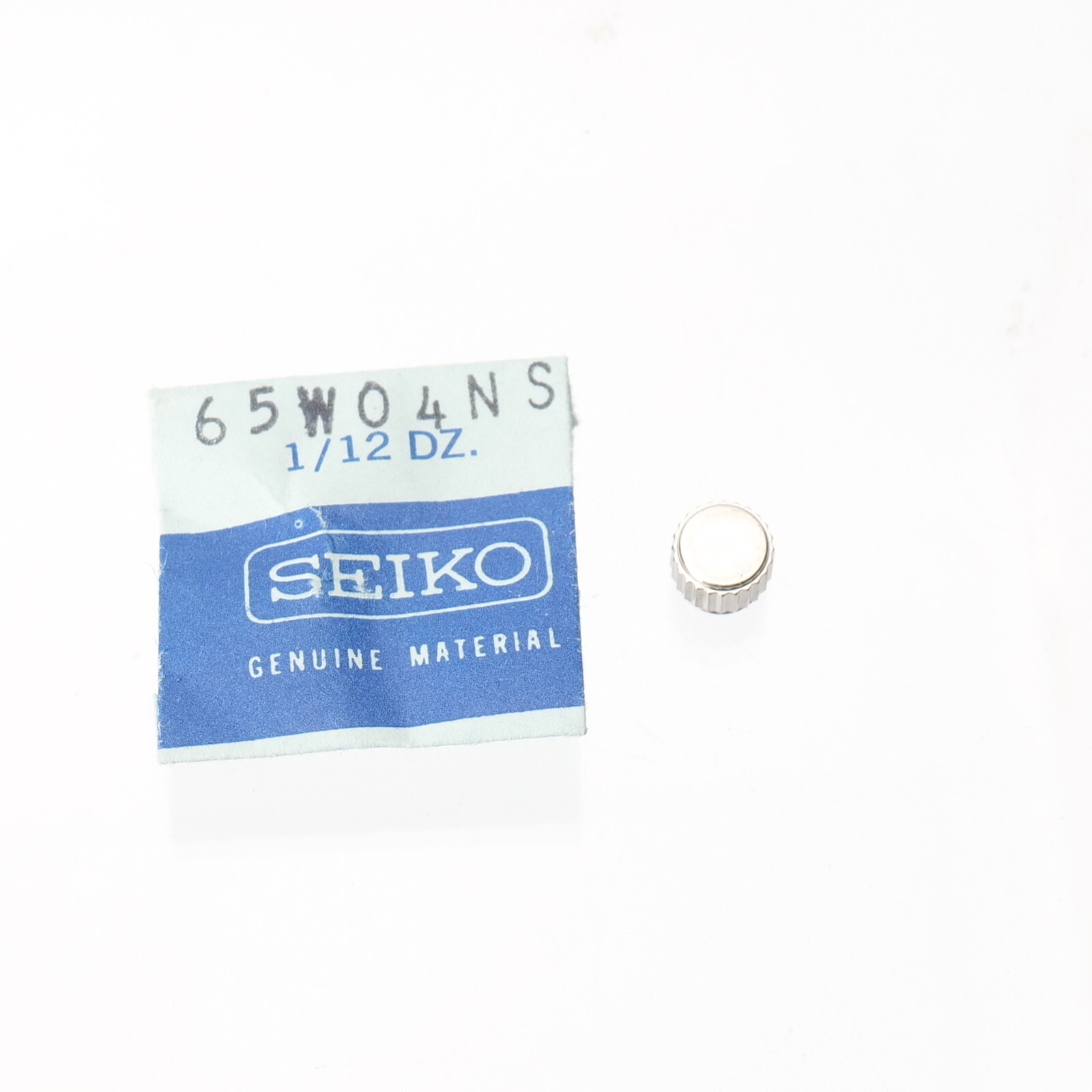 New SEIKO Crown Part 65W04NS1 Stainless Steel (1) Fits 6159-7000, 6159-7001