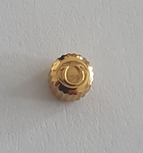 Omega Crown, Gilt, Water Resistant Part Number 42050