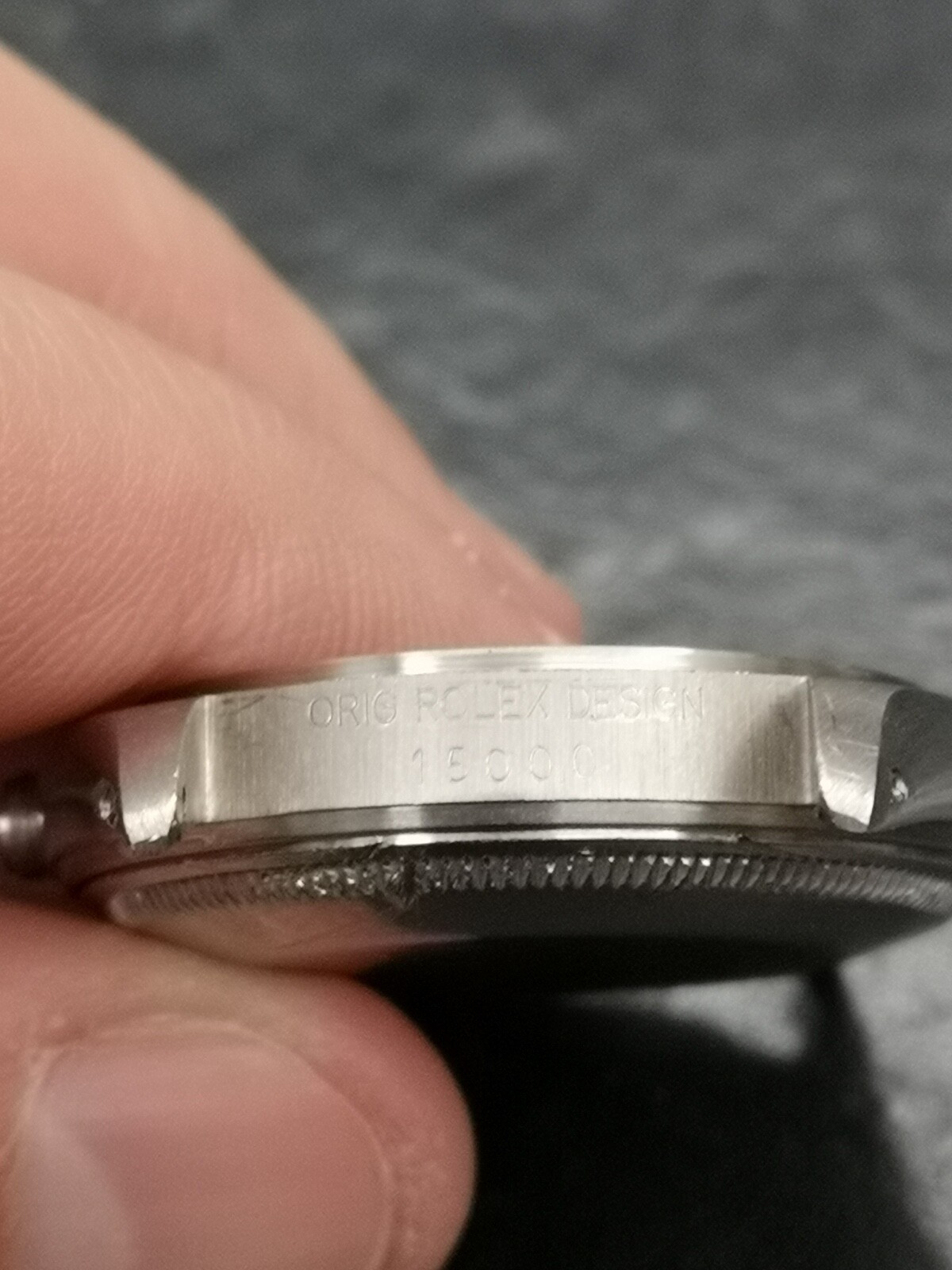 CROWN TUBE CASEBACK FOR ROLEX DATE 15000 – CASE, CASEBACK, CROWN TUBE