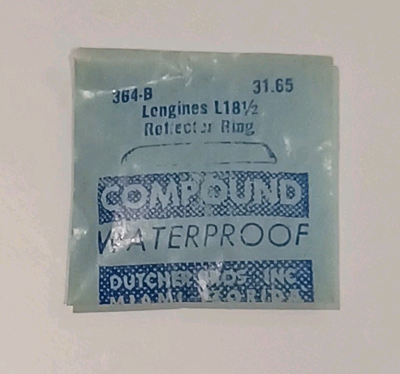 Longines L 18 1/2 REFLECTOR RING Compound Waterproof 264-B 18 1/2 Dutcher Bros.