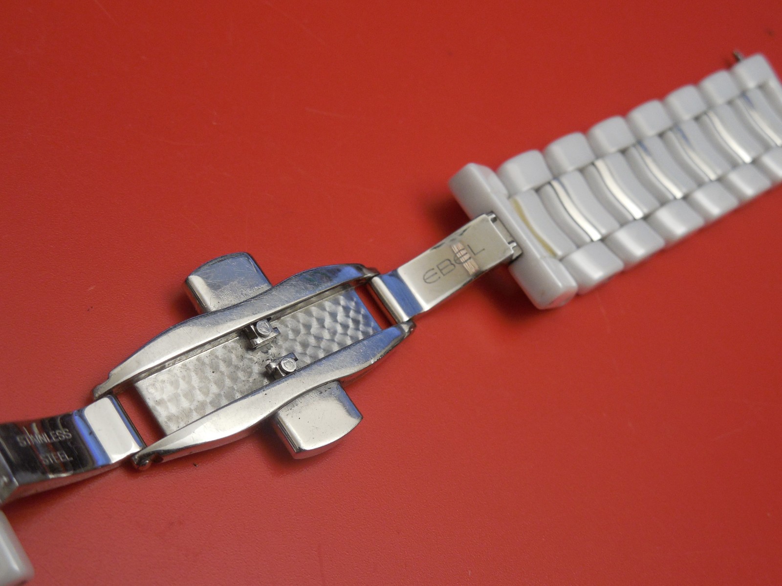 EBEL WHITE CERAMIC 17MM STRAP BAND BRACELET FOR 33MM X-1 x1 MODEL