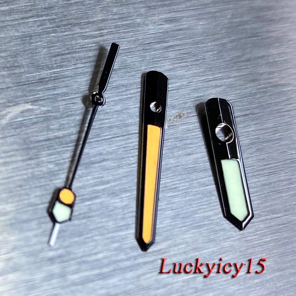 Accessories Black Edge Watch Hands Japan C3 Super Green Luminous For NH35 NH36