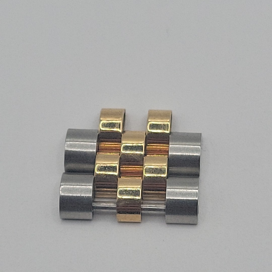 Genuine Rolex Steel&18k Yellow Gold 15.4mm DoubleLink 4 Jubilee Bracelet 62523