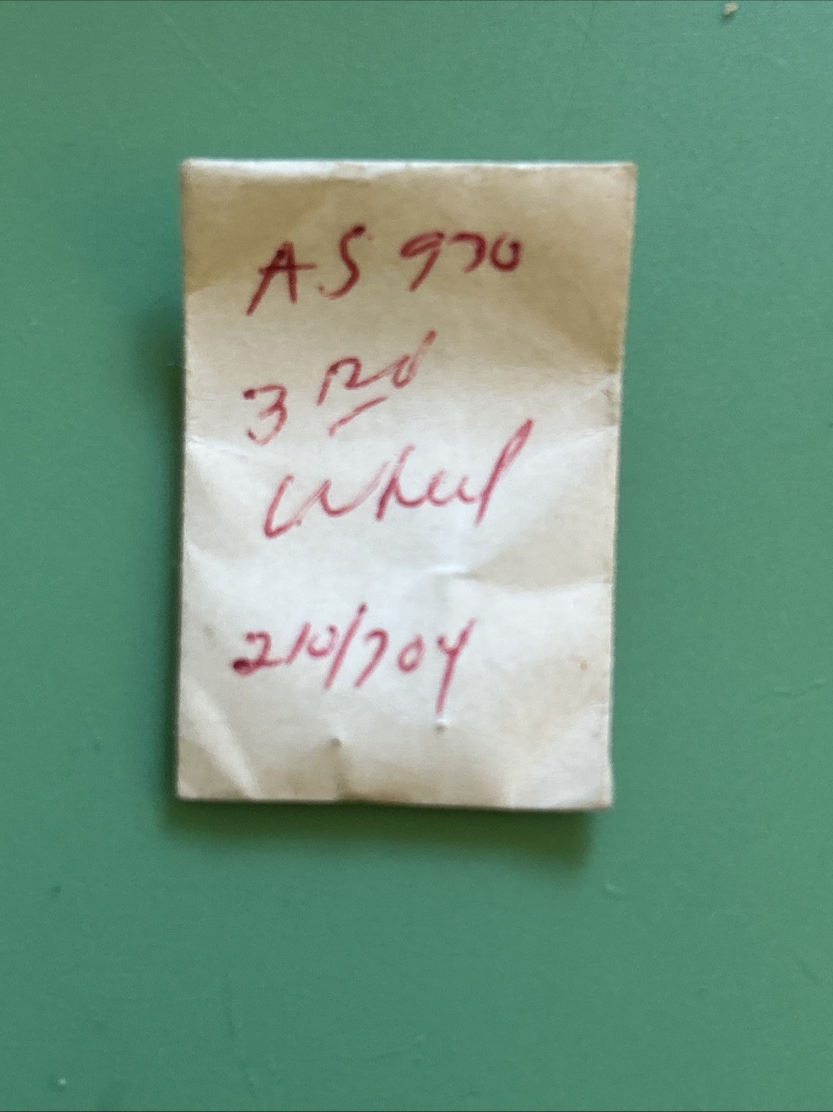 AS – Cal. 970 – Third Wheel – 210/704