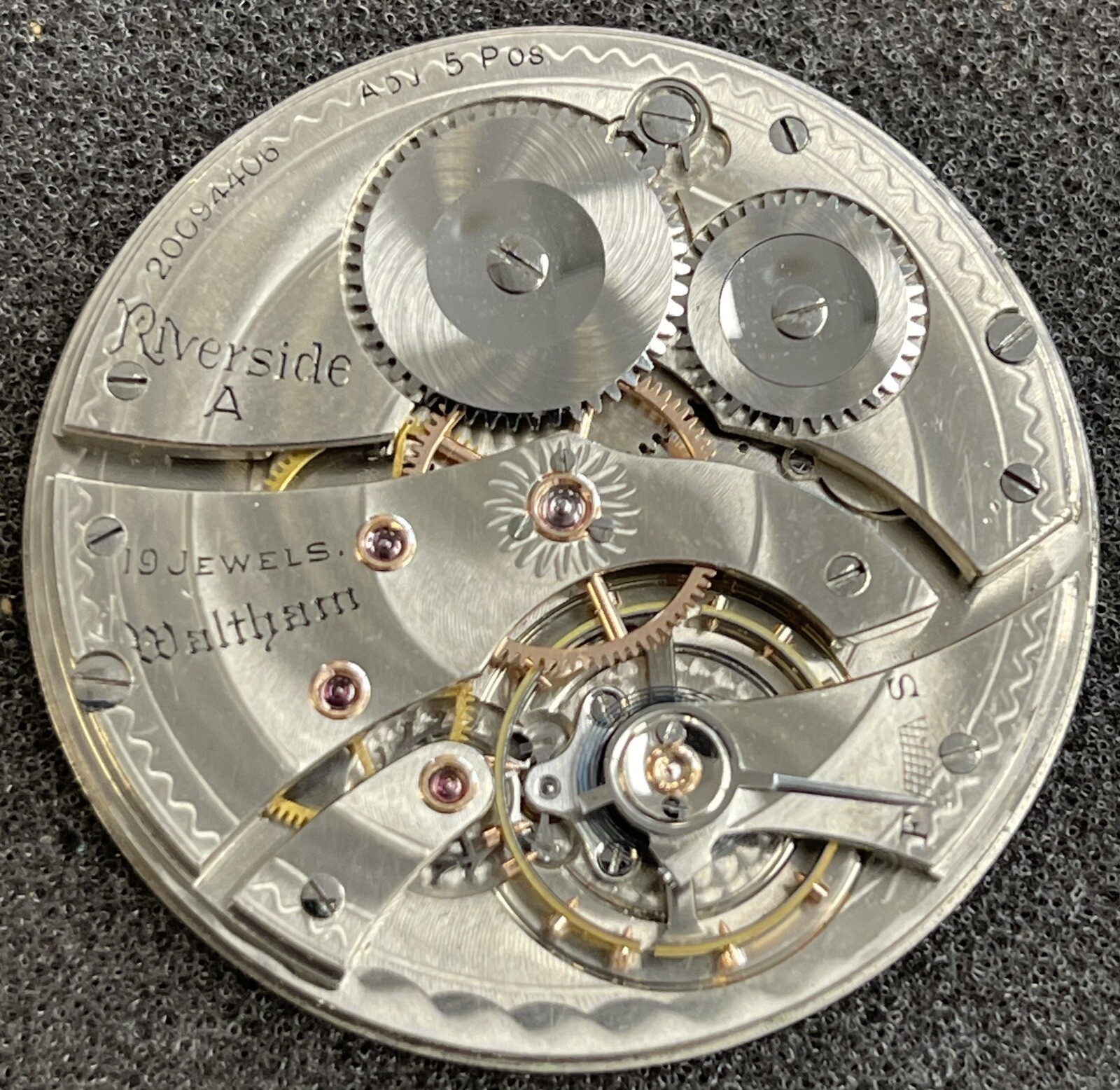 1915 Waltham Grade Riverside Model Colonial A Running Movement..TJ481