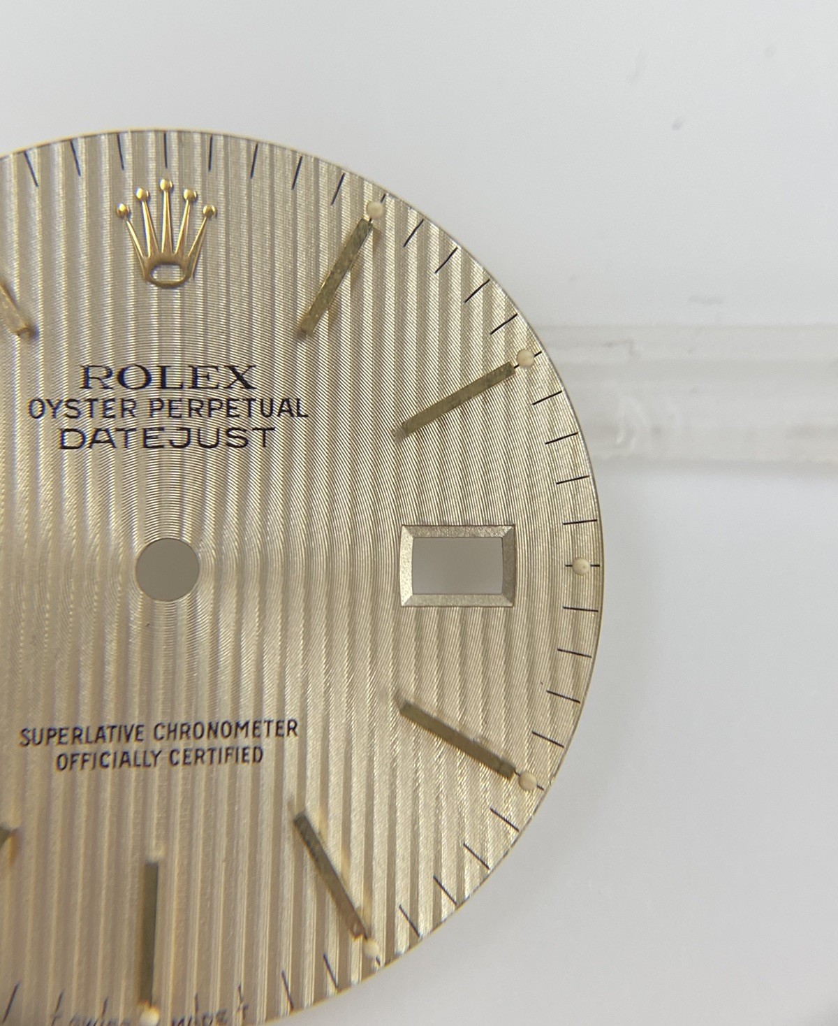 Original Rolex 36mm Datejust 16013 16233 Cal. 3035/3135 Gold Tapestry Dial