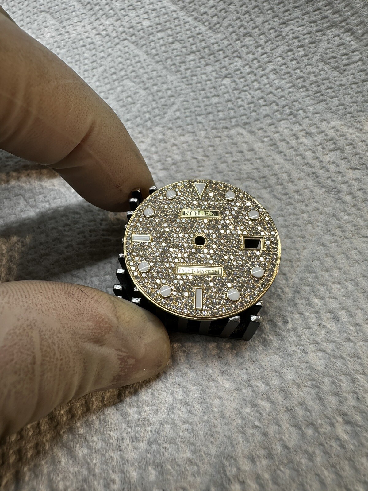ROLEX Yacht Master Pave Diamond DIAL