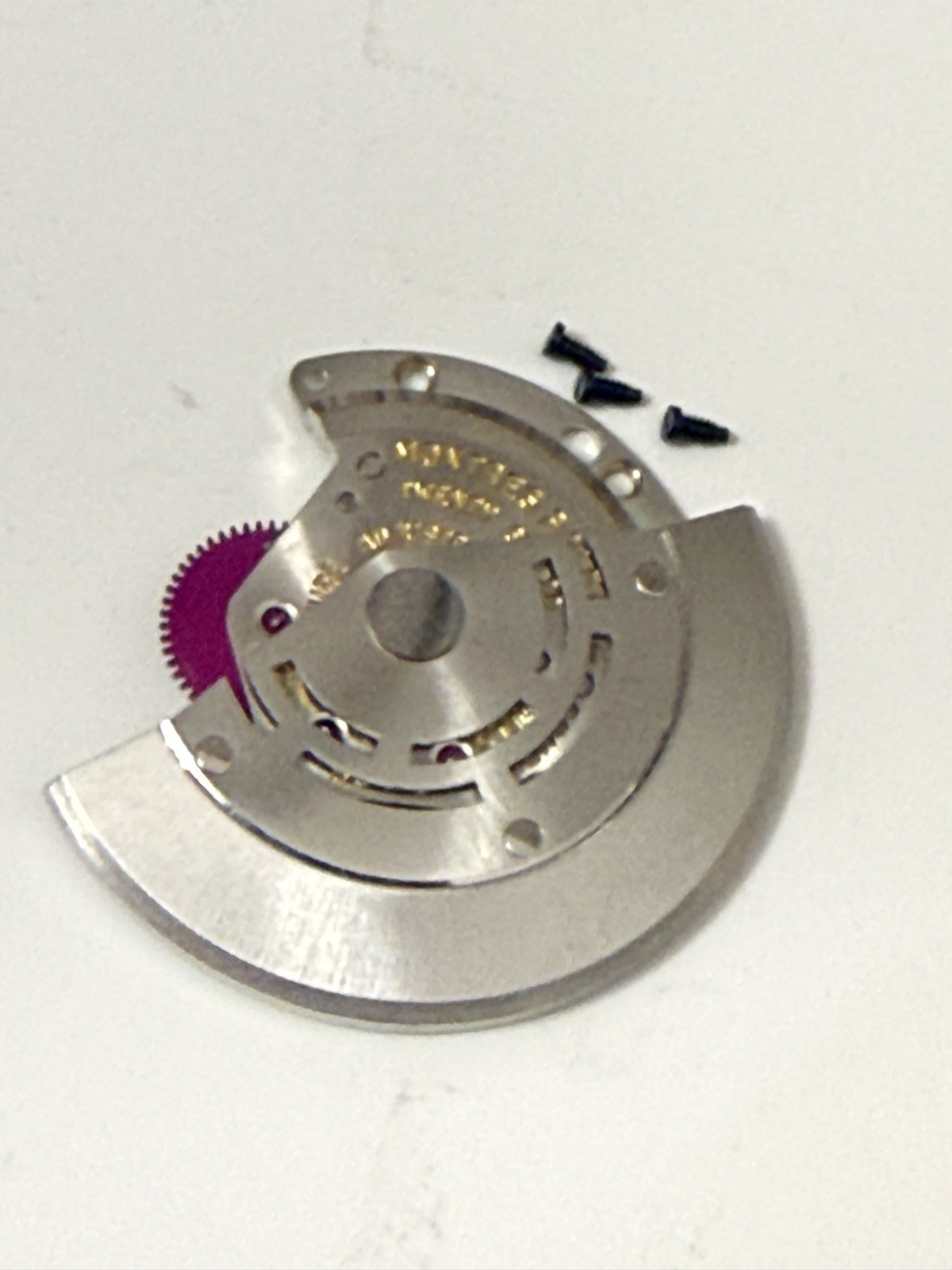 Genuine Vintage Rolex Cal 1556 Rotor Automatic bridge Complete perfect + screw