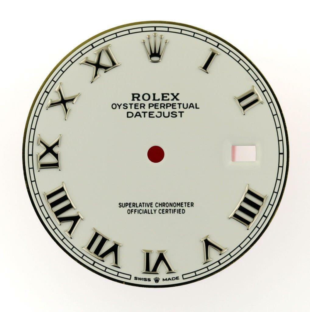 Original Men’s Rolex Datejust 41 126334, 126300 White Roman Dial S/S #K8