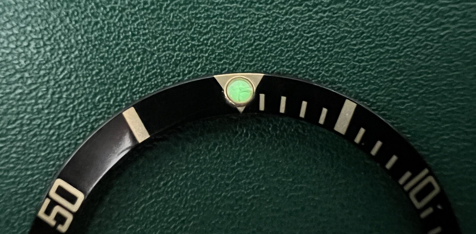 Authentic Rolex Submariner Date 16613 16803 16808 16618 Black Bezel Insert #866