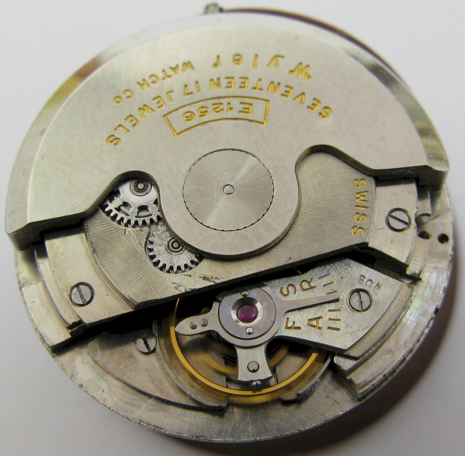 Wyler 1256 AS base Watch movement 17 jewels for part …