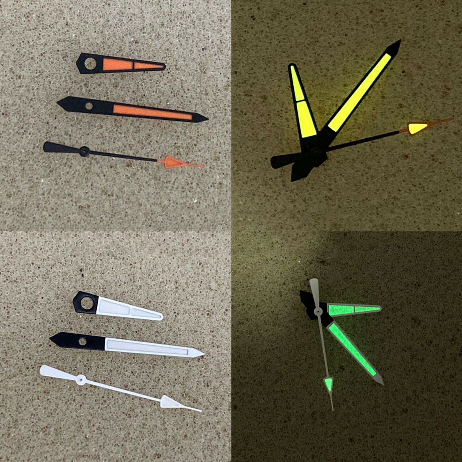 9.5 x 15mm Luminous Watch Hands Replacement Parts For NH35/NH36 Watch Movement M