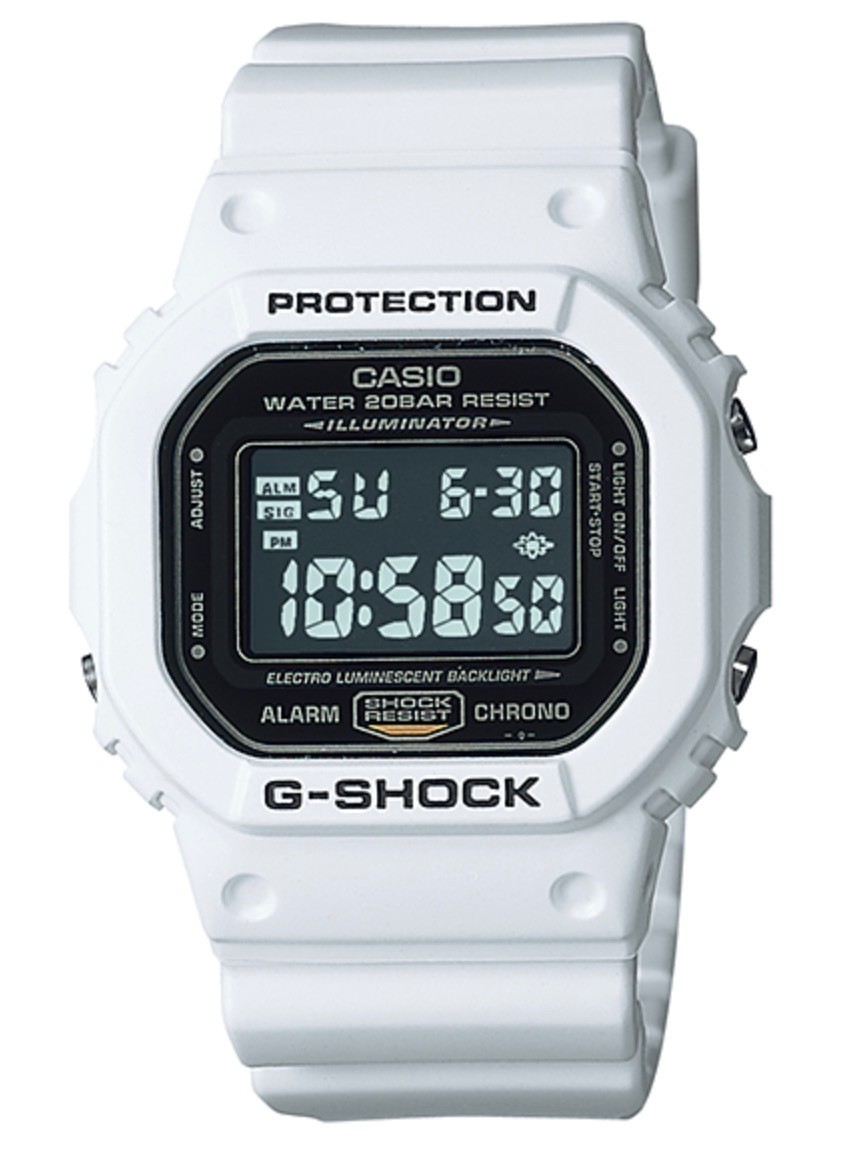 Genuine Casio White Watch Band DW-5600FS-7 DW-5600WB-7 DW-6900MR-7 G-5600A-7