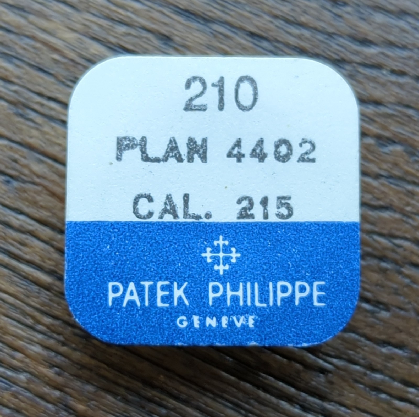 Patek Philippe 215 Part 210 Third Wheel, New Original Sealed (I90)