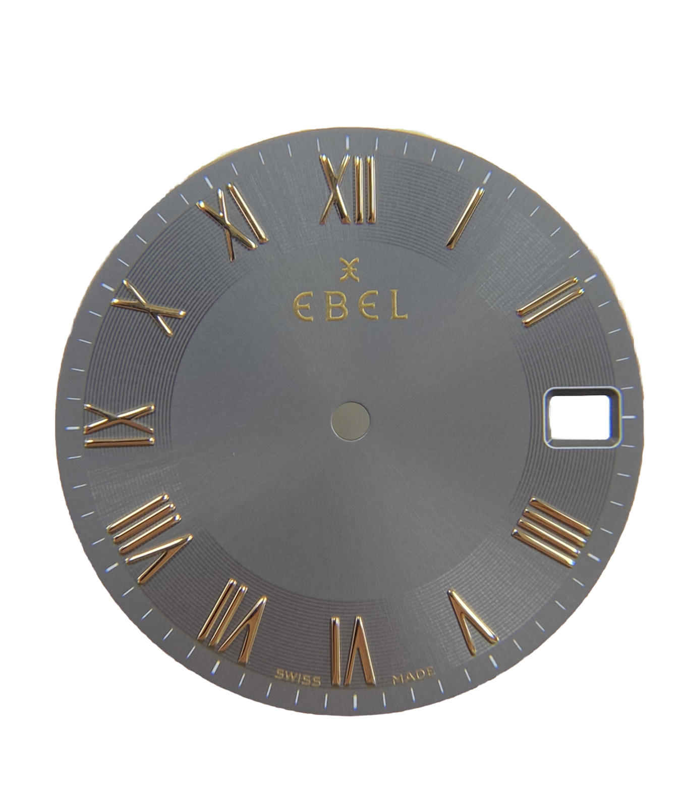 Original Ebel Sport Classic 9187141 9087132 Mens Gray/Gold Roman 26.5mm Dial