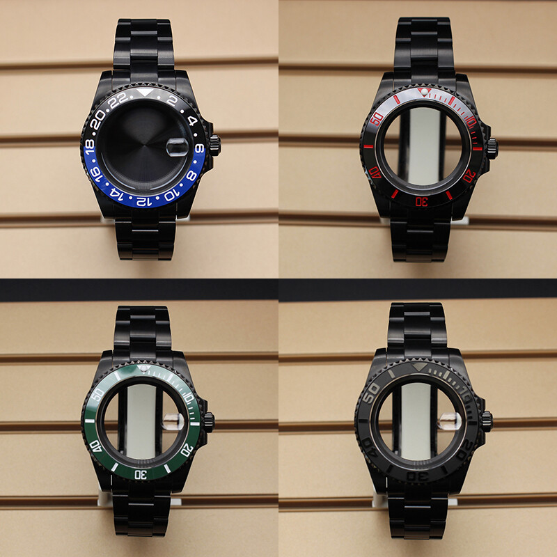 40mm Stainless Steel Men’s Watch Cases 20mm Strap Fit Nh34 Nh35 Nh36 38 Movement