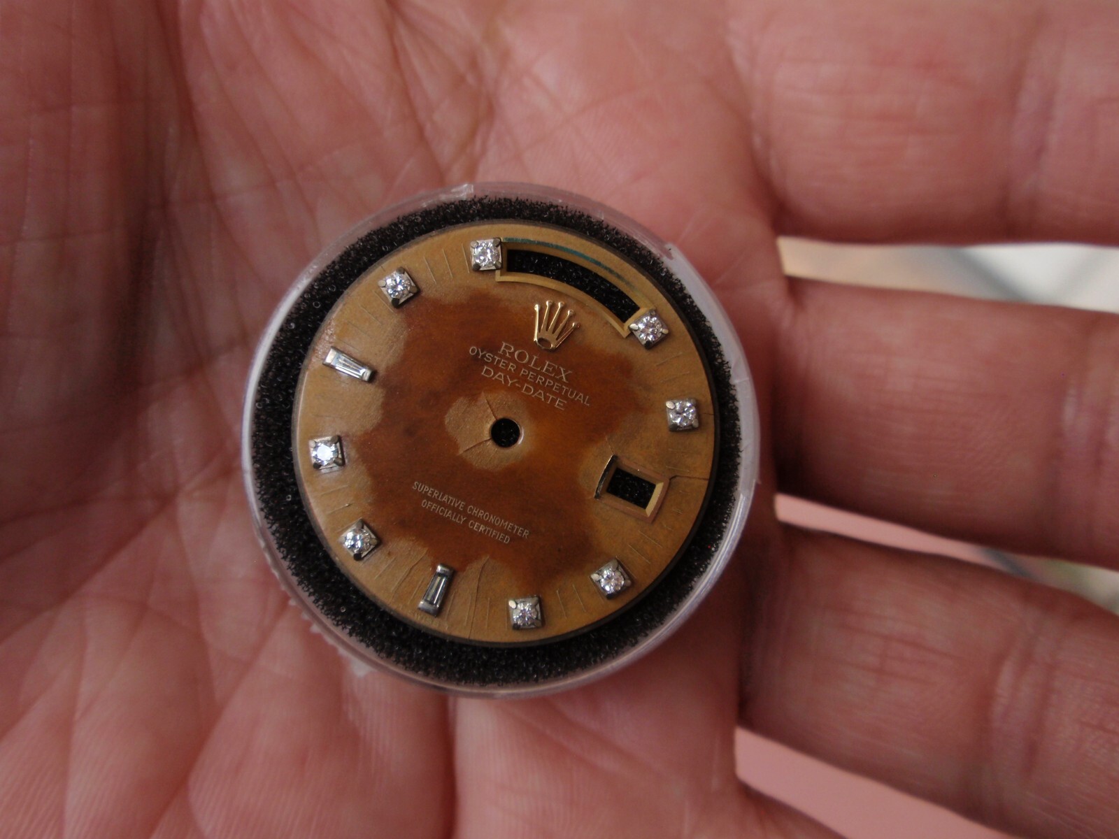 Authentic Rolex Wood Diamond Dial for Day Date President 18038 18238 18078 18248