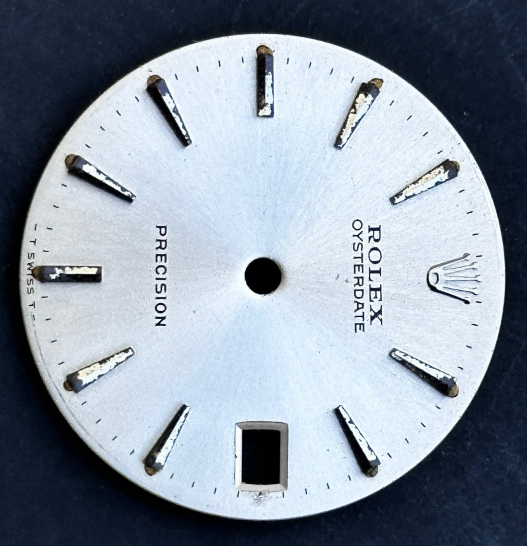 Vintage Rolex Oysterdate Precision Watch Dial For 6466
