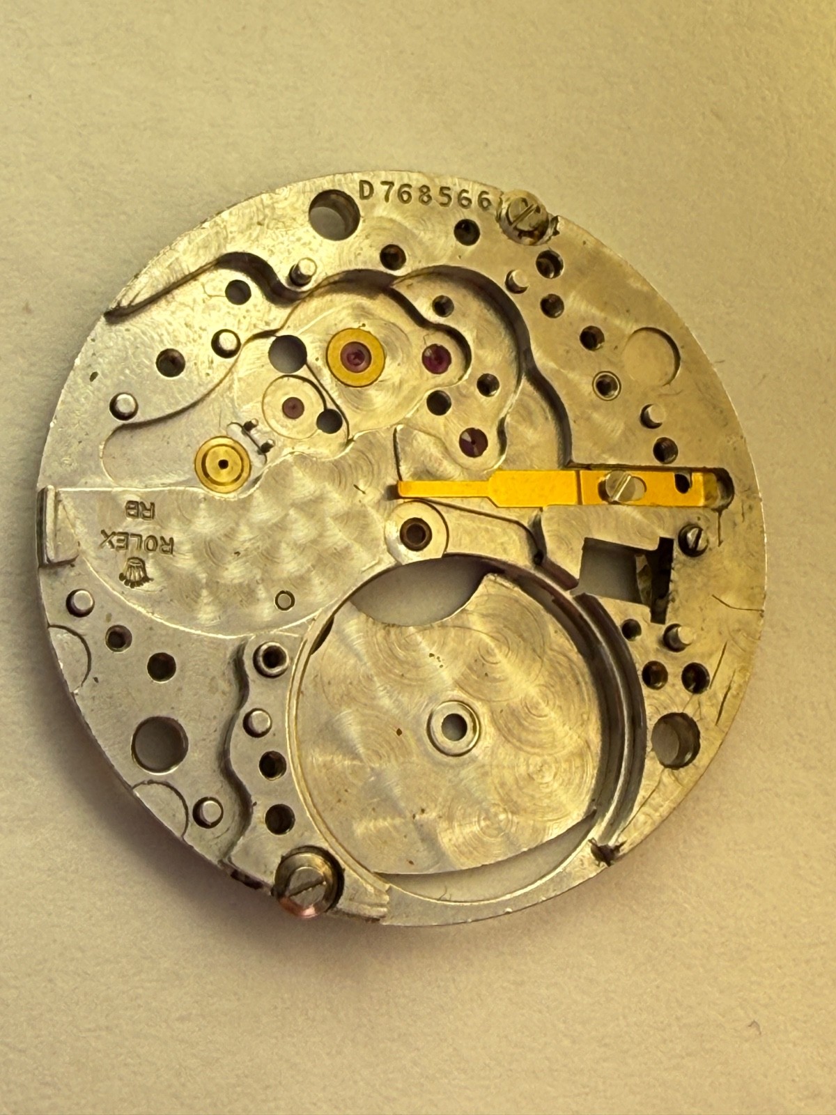 Genuine Rolex 1570 1530 1555 1556 Caliber Main Plate for Watch Movement perfect