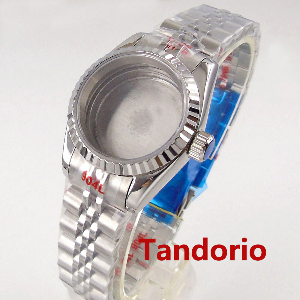 New 26mm 316L Stainless Steel Watch Case Fit Japan NH05A NH06A For Ladies Watch