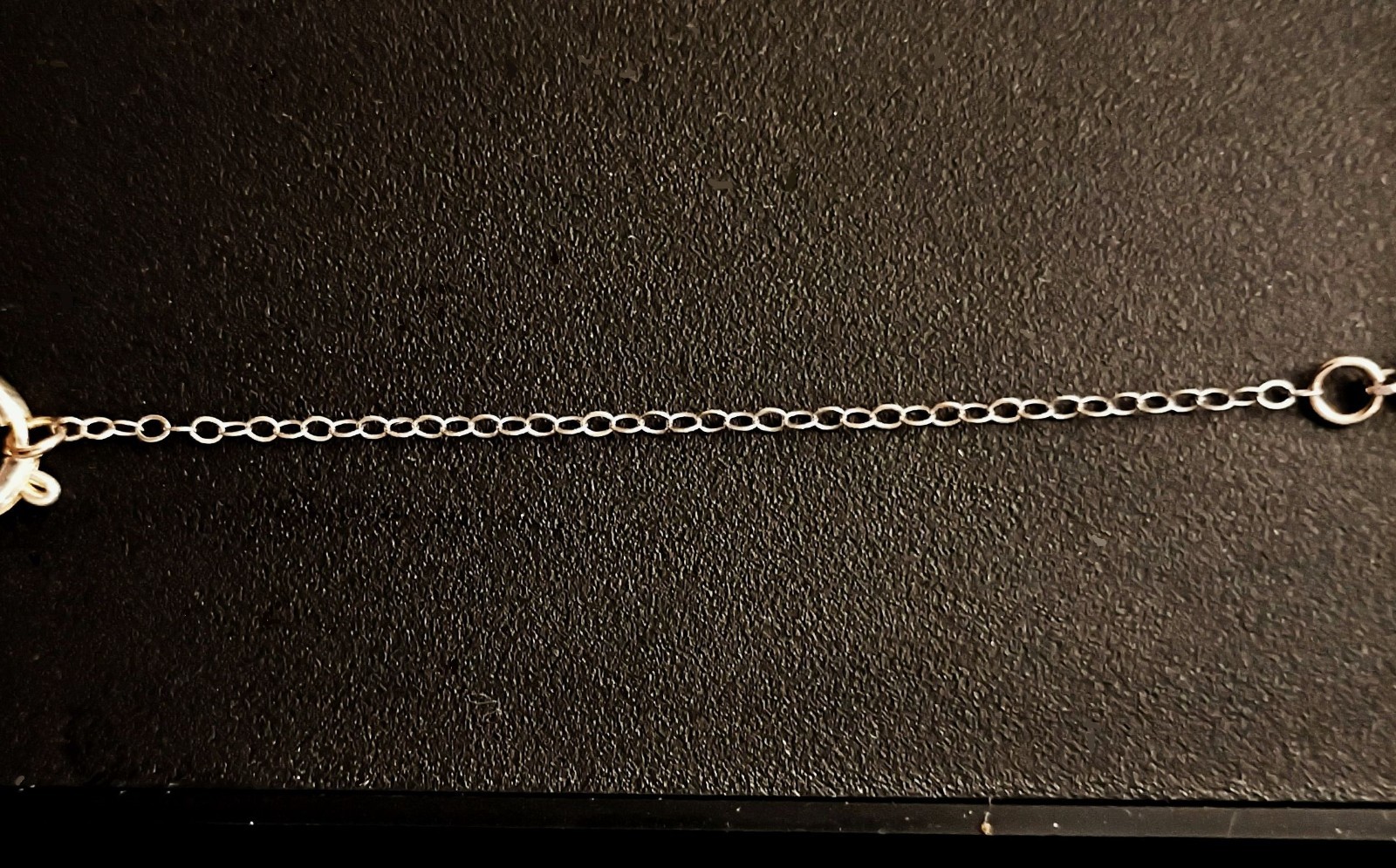 Solid 14k White Gold Chain – Pocket Watch Toggle Clasp