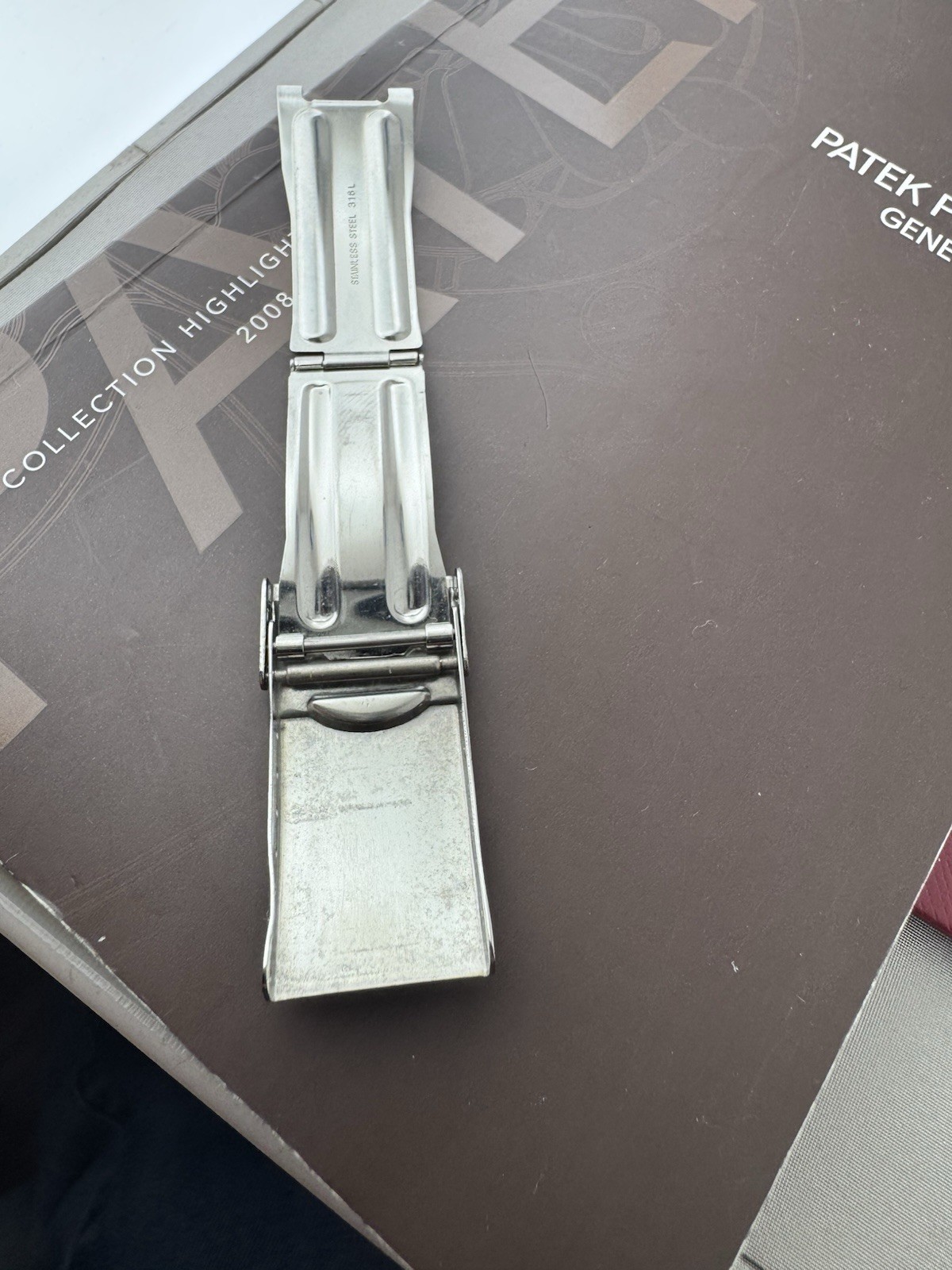 Hamilton Watch Folding Buckle Clasp 16 mm Stainless Steel Vintage AUTHENTIC OEM