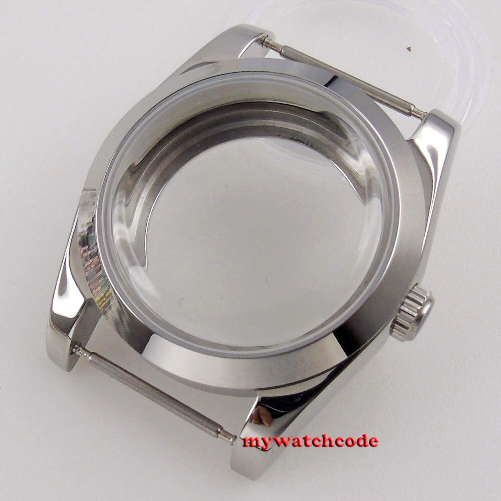36mm Bow Glass Automatic Watch Case Fit ETA 2836 2824 8215 NH34 NH35 NH36 3804
