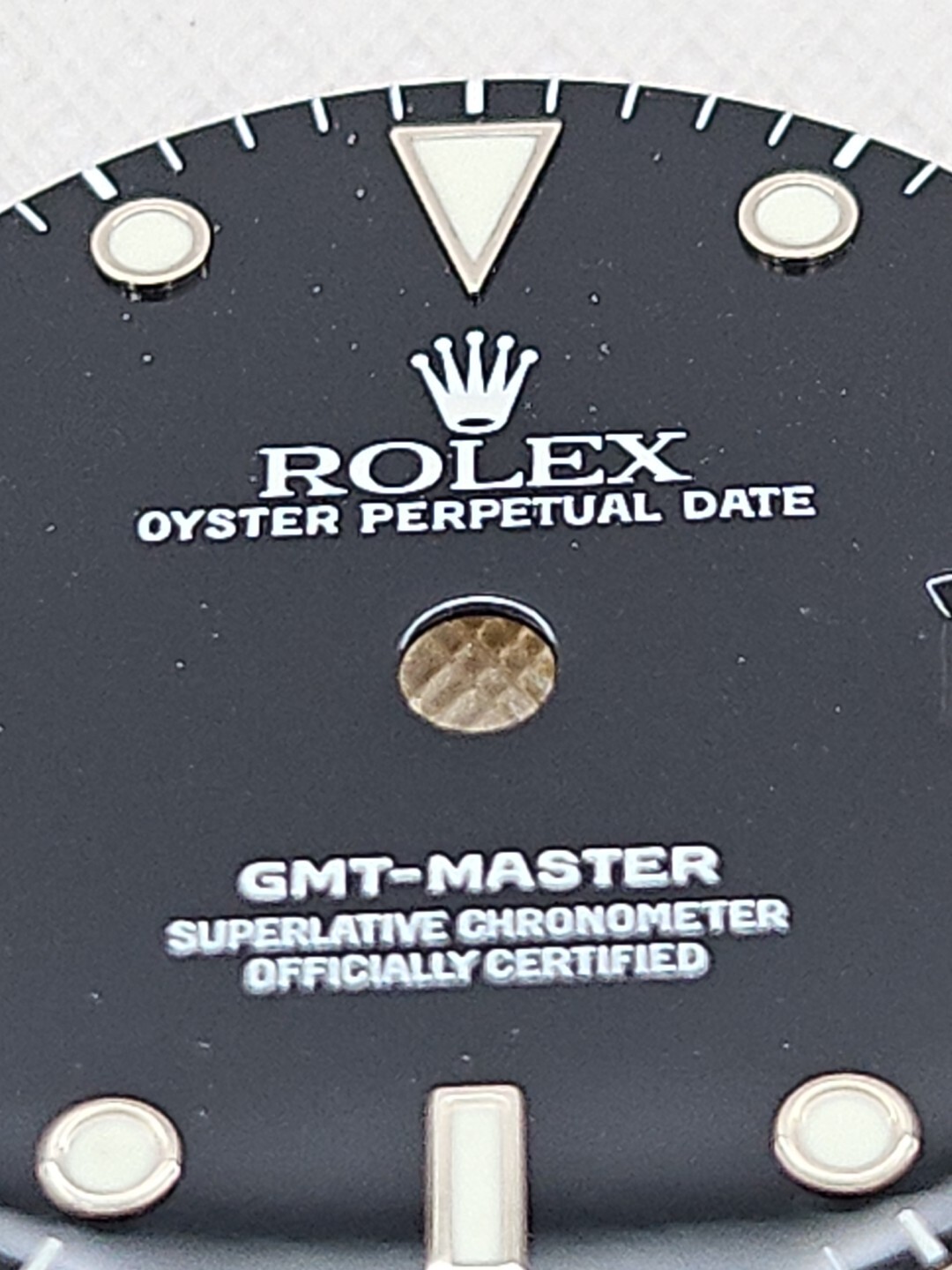 Rolex Dial GMT Master , ‘ SWISS” ,16700, 16750 , Luminous Green glow ,1998/1999