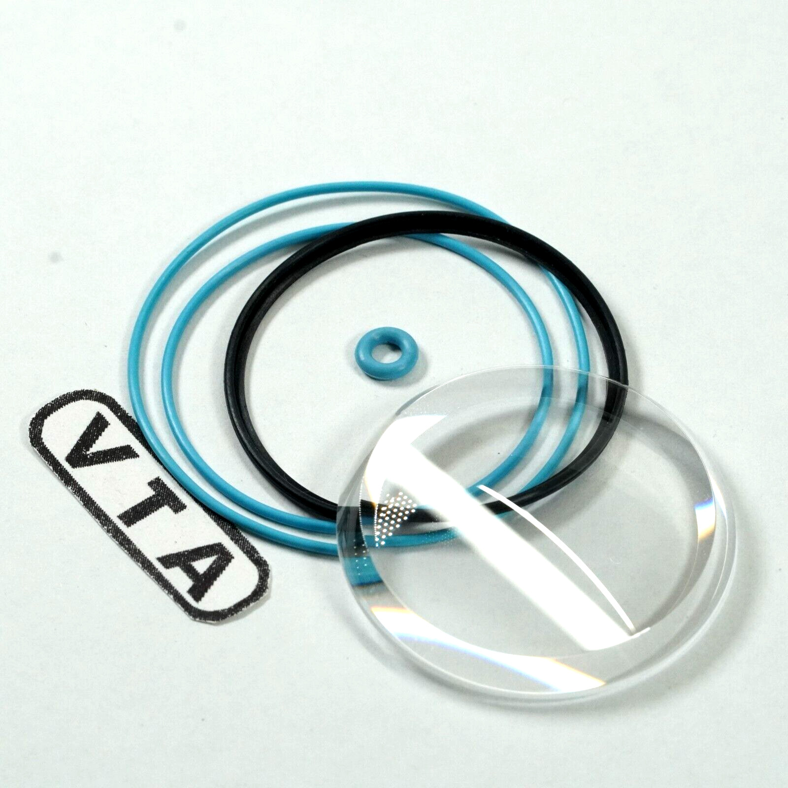 VTA HEAVY DUTY Gaskets/SEALS for SEIKO 6105-8110 & 6105-8119 + SAPPHIRE Crystal