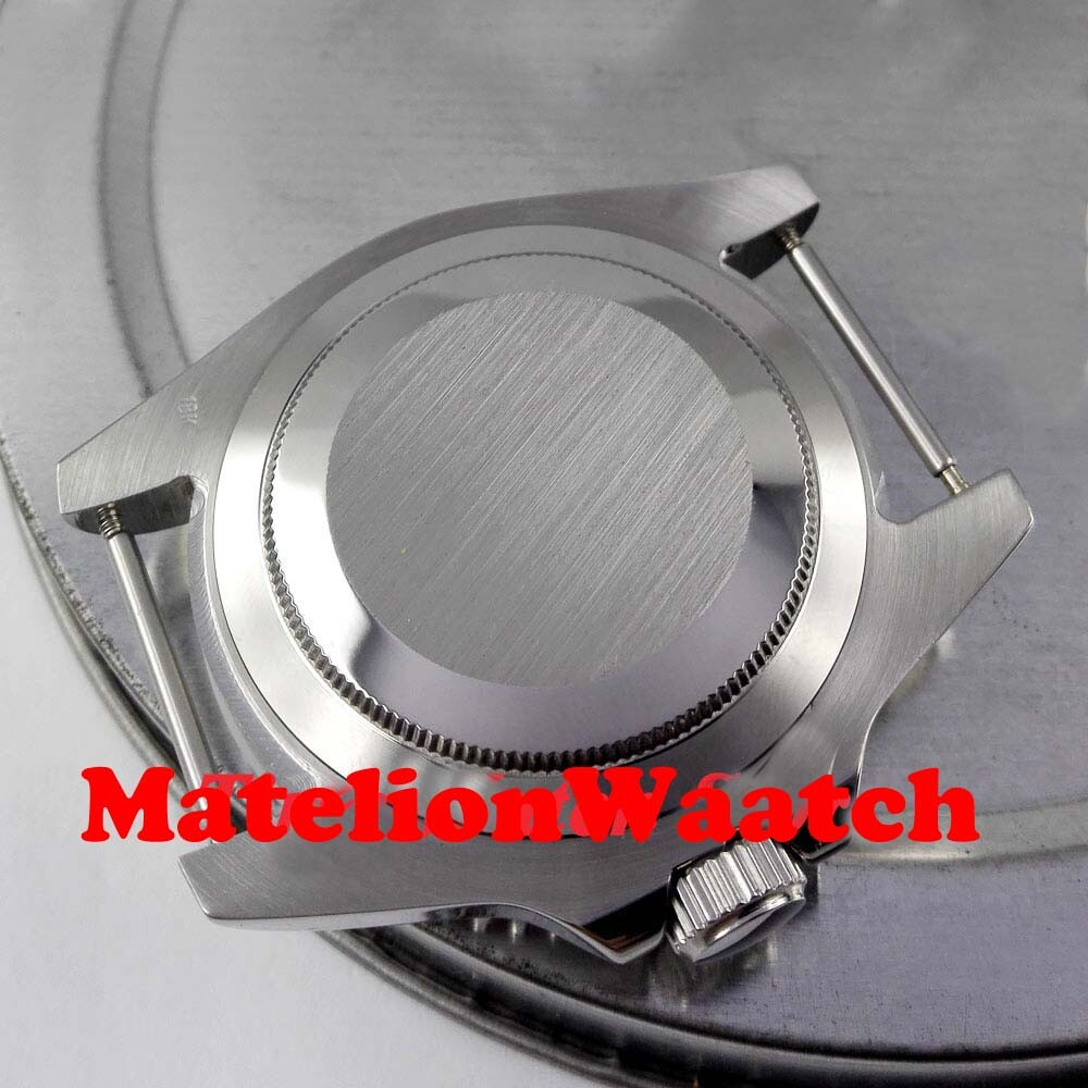 43mm Watch Case For Miyota 8215 821A ETA 2836 DG2813 Sapphire Crystal Cyclops