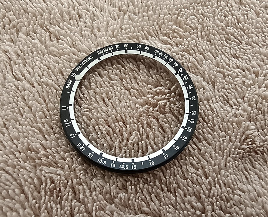 NOS GENUINE ROTATING DIAL RING FOR SEIKO 6139-6020 PULSATIONS PARTS NO. 86029921