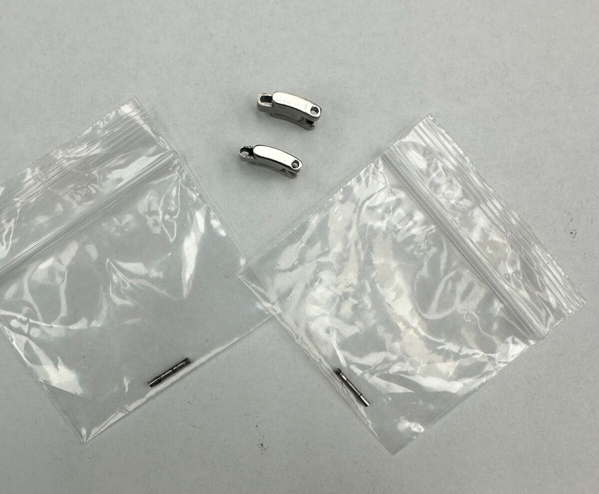 Genuine Rolex 10mm Brushed Solid S/S Oyster Old Style Lot Of 2Links w/Screws Lds