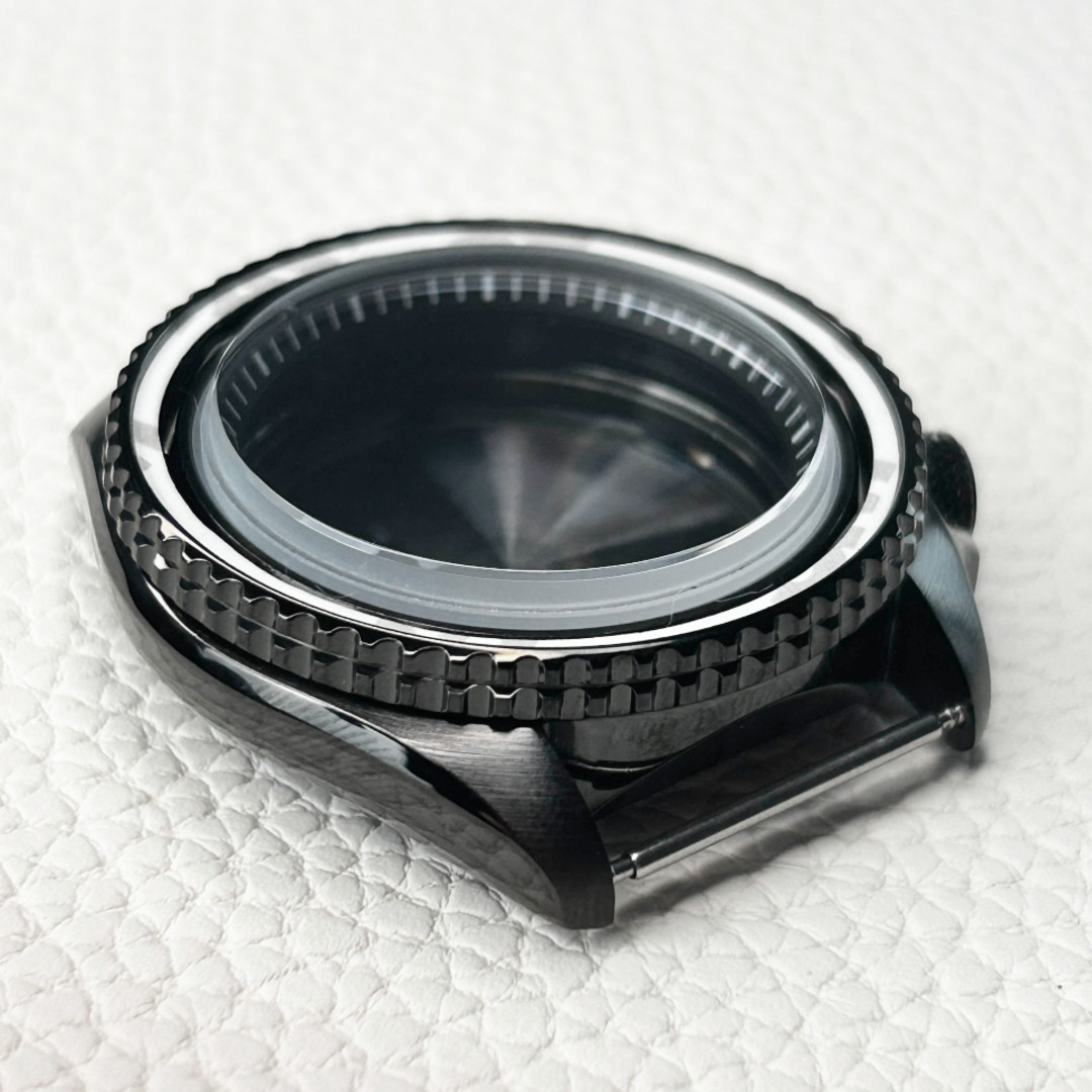 42mm Sapphire Glass PVD Watch Case fit SKX007 NH35 NH36 Mod 50m Water Resistance