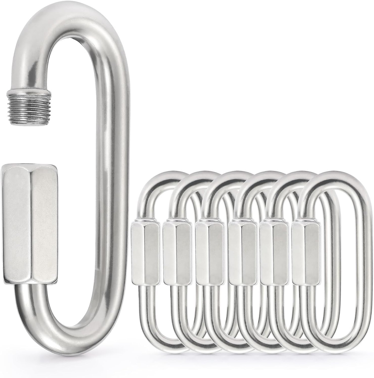 sprookber Stainless Steel Chain Quick Links – 304 Stainless Stee Chain Connec…