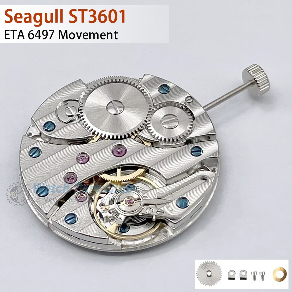 NEW Seagull ST3601 Mechanical Mvement 17 Jewels 9H Small Second Replace ETA 6497