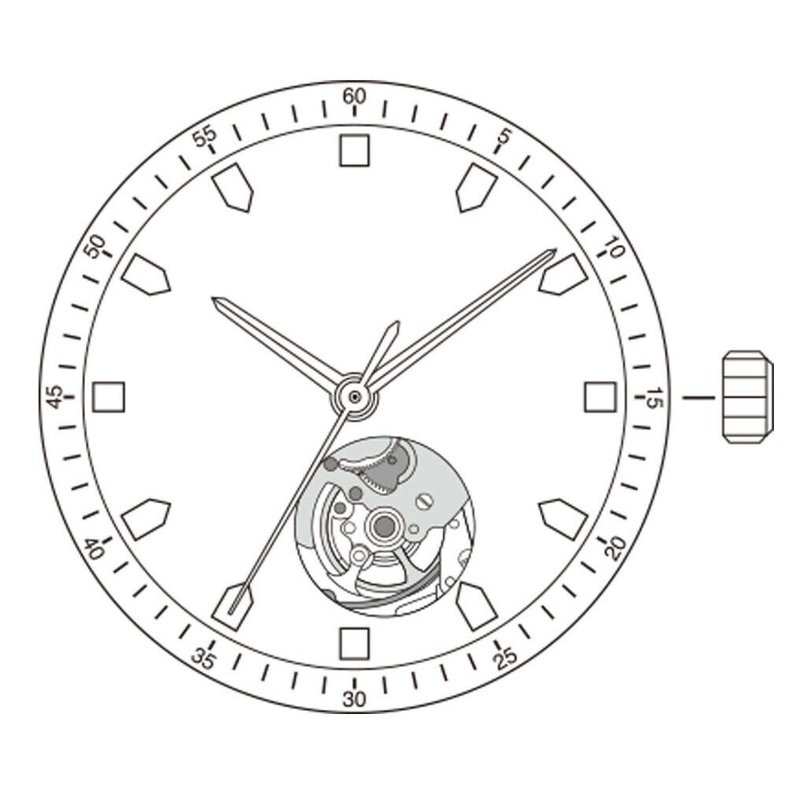3-Hand 24Jewels Automatic Mechanical Movement For Miyota/Citizen 90S5 Watch G