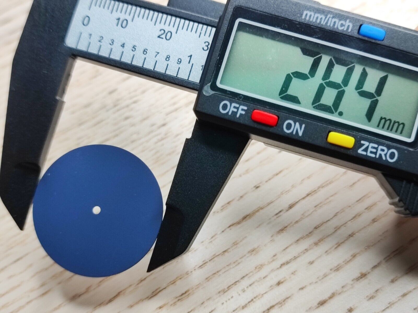 Watch Dial blue 28.5mm Round 762 – x2 dials per buy