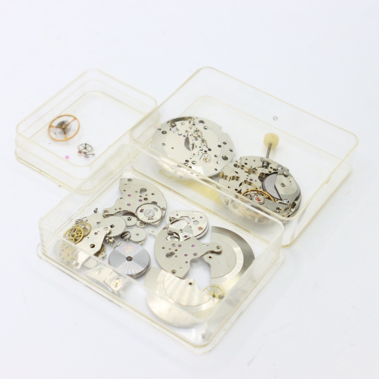 Assorted AS Cal. 1712 1713 Automatic Swiss Watch Parts For Restoration Projects