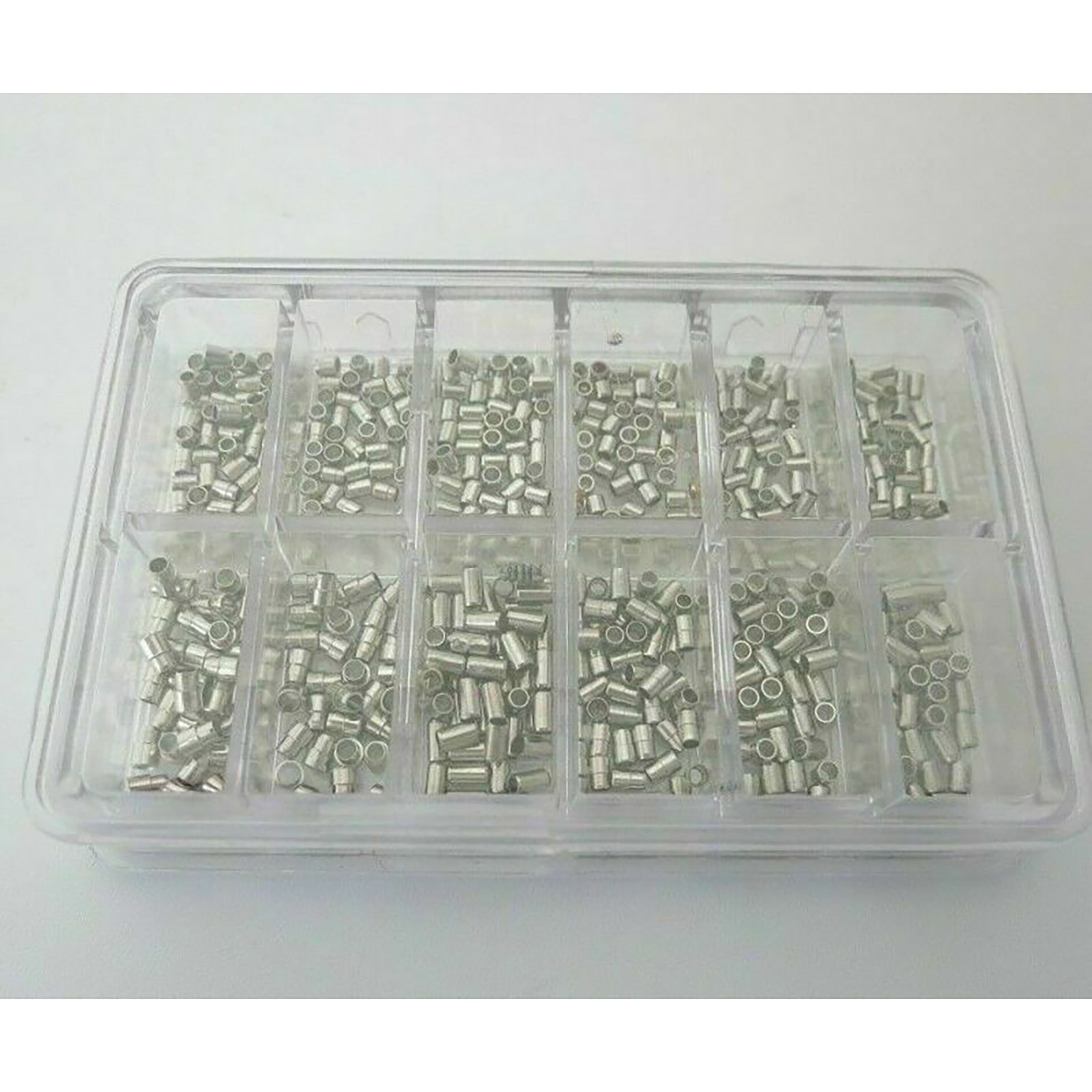 1 Set 12 Sizes Stainless Steel Watch Case Tube Waterproof for Watch Crown W/Box