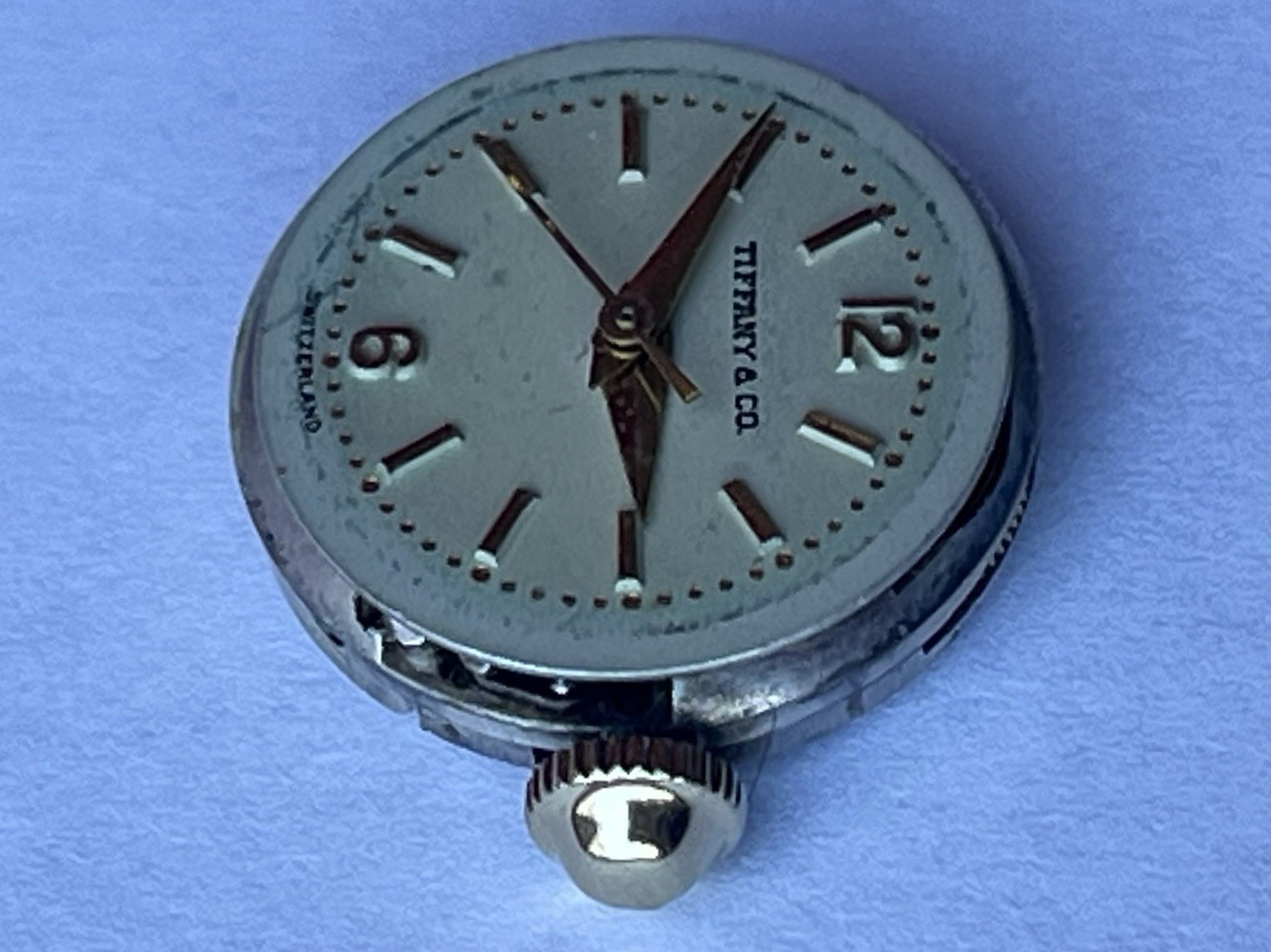 VINTAGE LADIES MOVADO WRIST WATCH MOVEMENT – TIFFANY & CO. DIAL,RUNNING