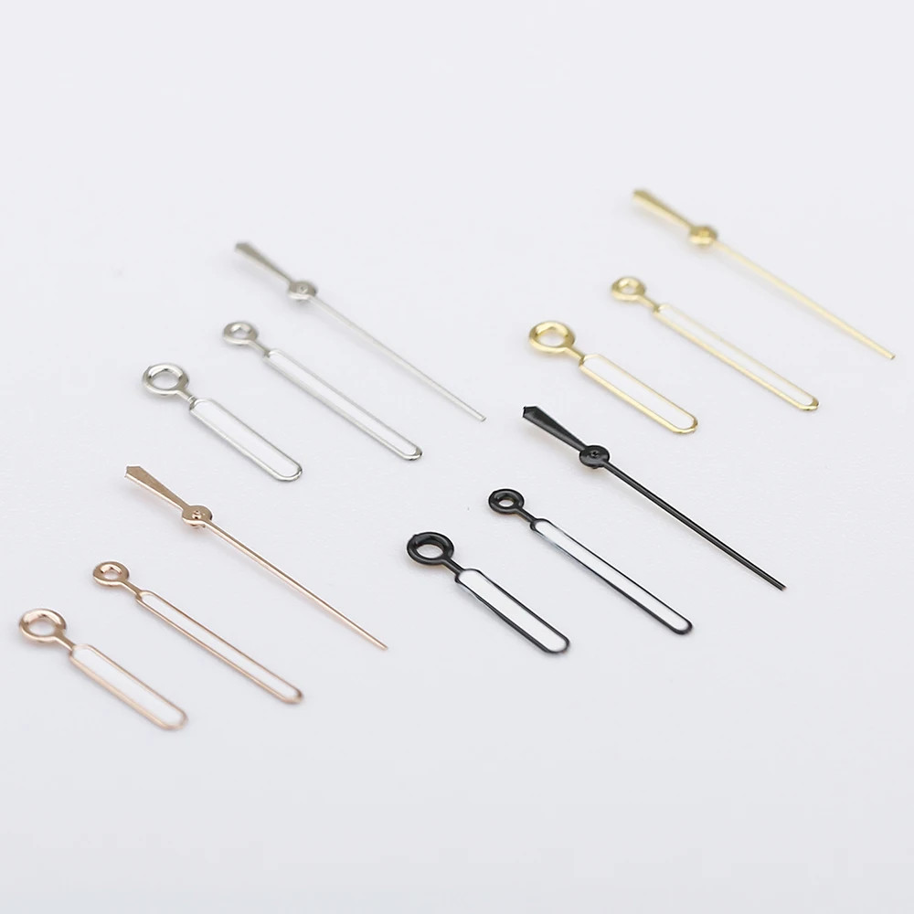 Aiguille NH35 Hands Set Rose Gold Silver Watch Hands Green Luminous for NH34 NH3