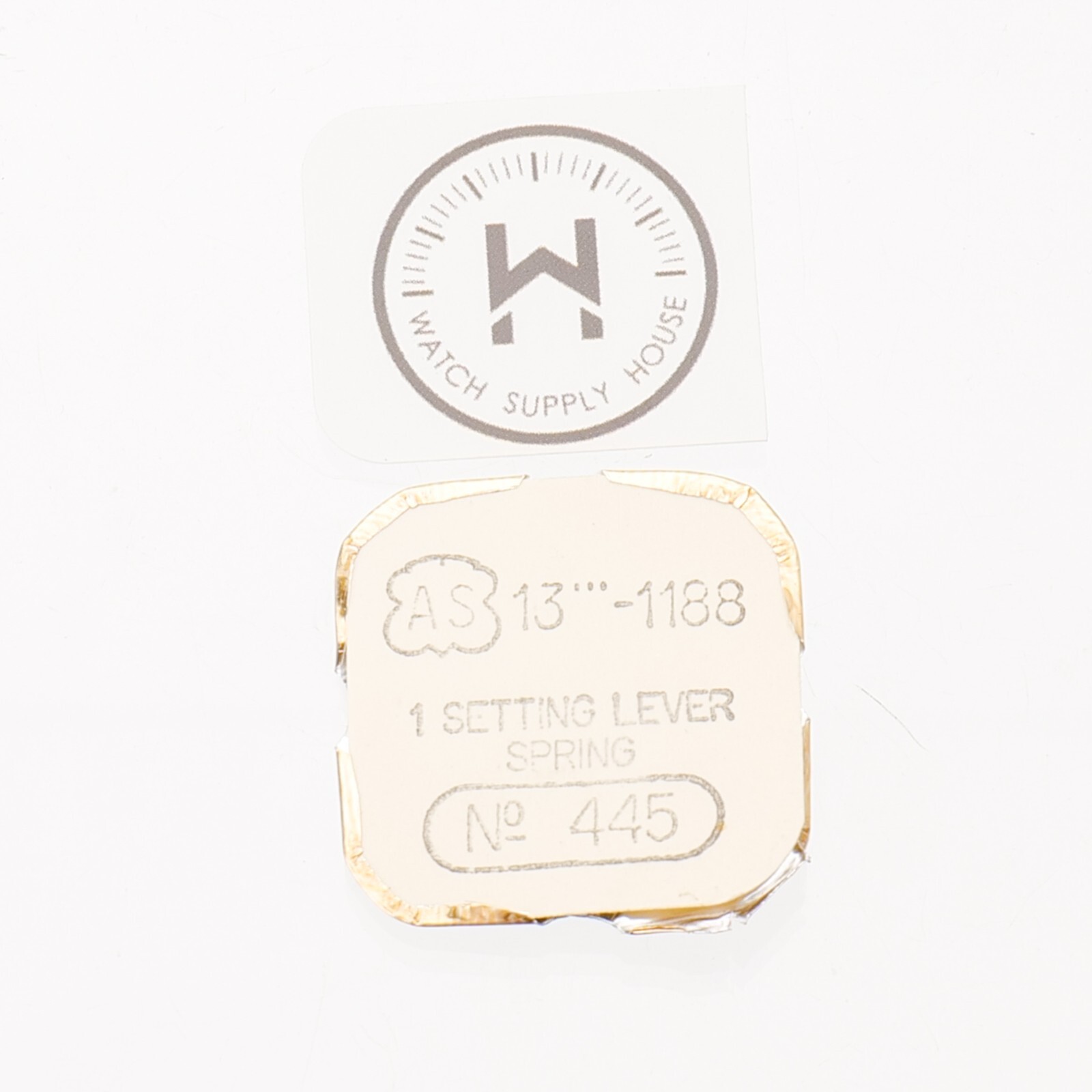 AS 1188 Watch Setting Lever Spring Set Bridge Part 445 Watchmaker (C19R2)