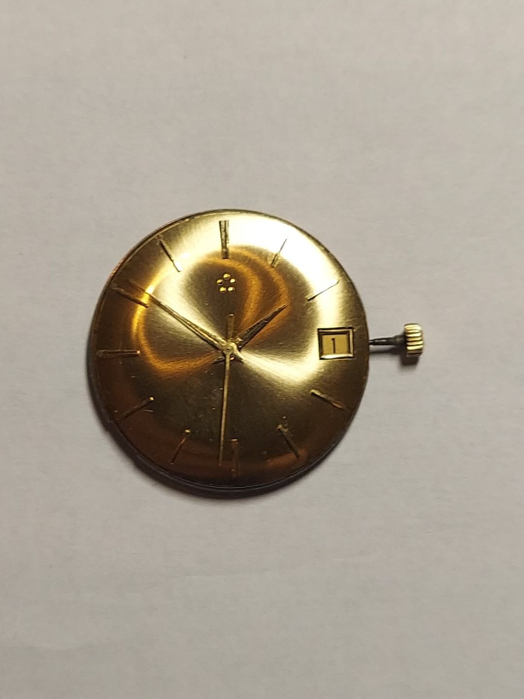 eterna matic WMovement De Luxe Automatic 18k Yellow Dial Hands Crown Mens
