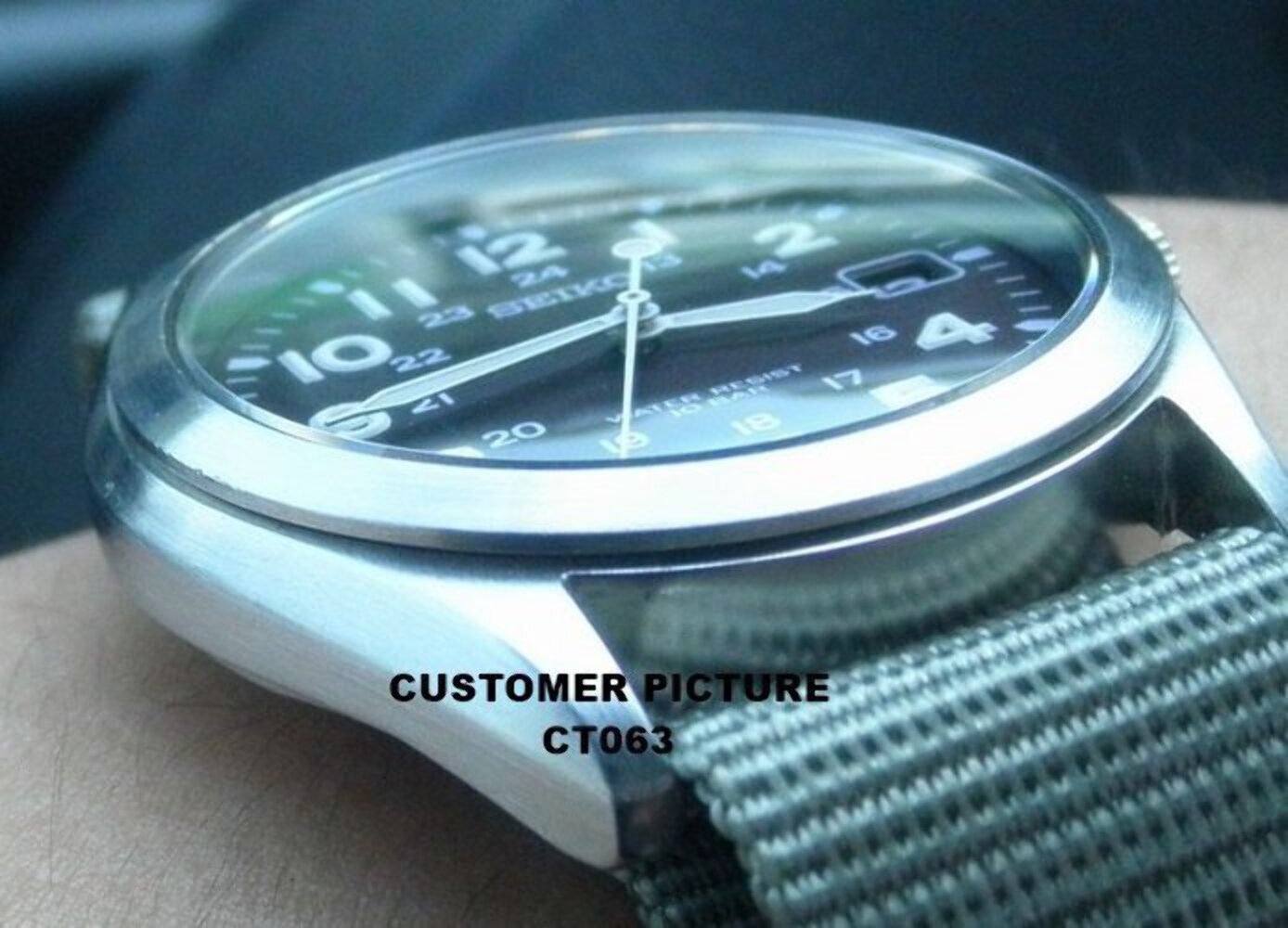 Watch Crystal Only for Seiko 5 SNK Double Dome Sapphire Crystal – 30mm – CT063