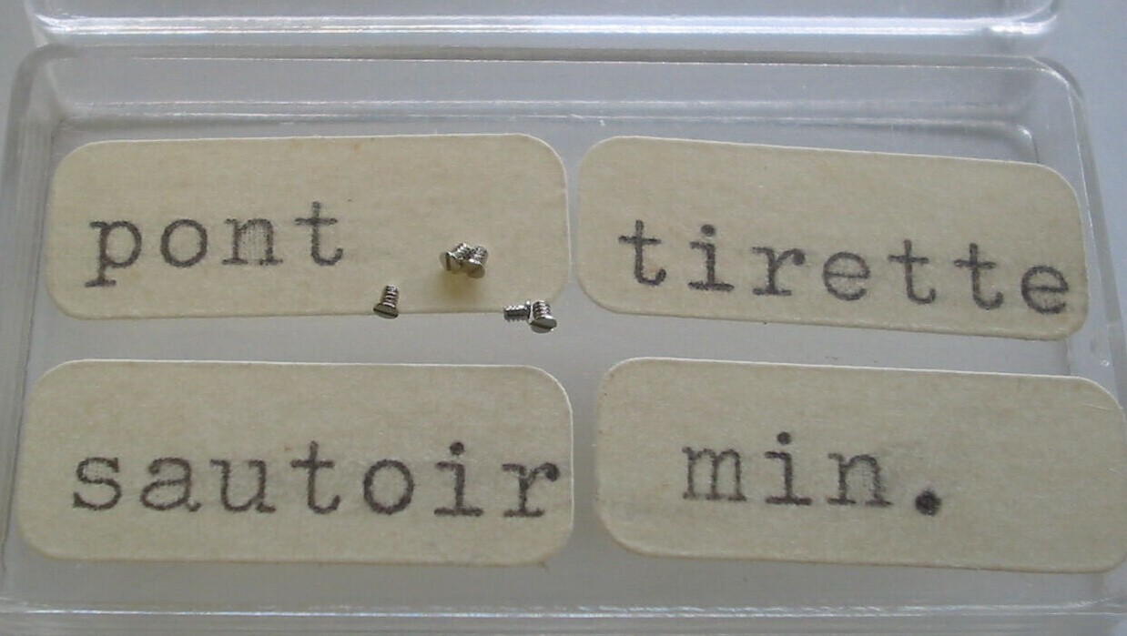 ETA 2671, 2641, 2651, 2661, 2678, 20 screws of your choice. #5105, #5101, more