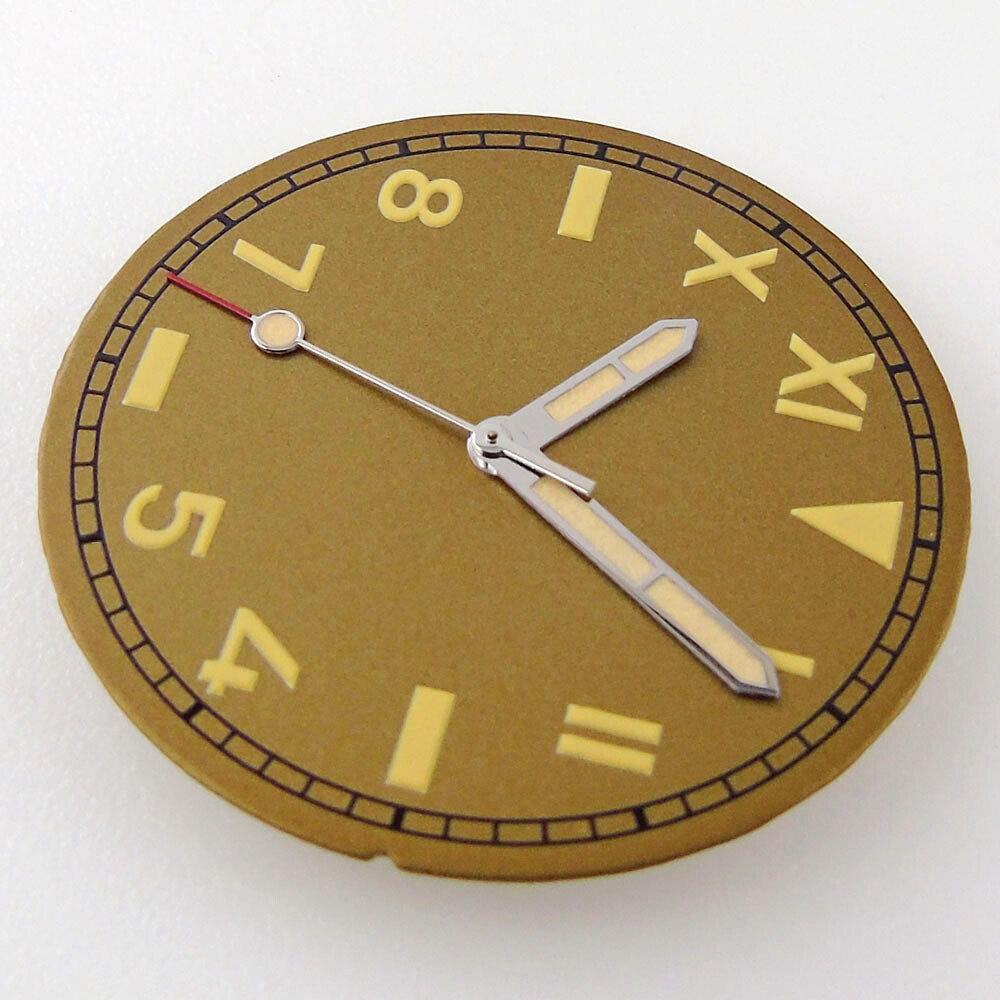 29mm Luminous Black Watch Dial Hand Fit miyota 8215 8215 NH35 NH36 2824 2836